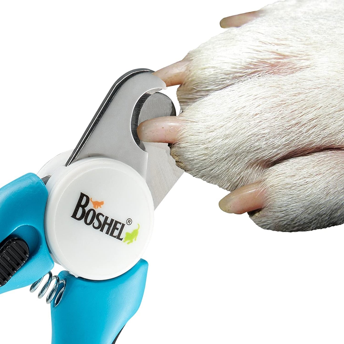 BOSHEL Pet Nail Clipper and Trimmer with Safety Guard and Free Nail File