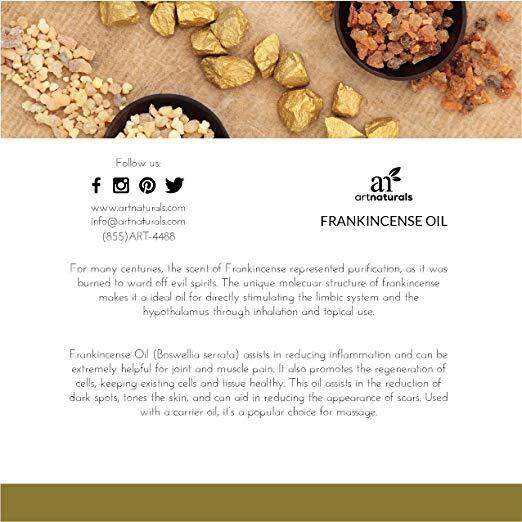 ArtNaturals 100% Pure and Natural Oil in Frankincense Scent, 10 ml