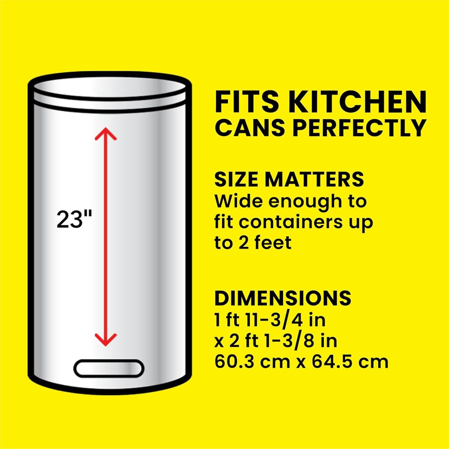 GLAD ForceFlex Tall Kitchen Trash Drawstring Bags, 40 Pcs Bag