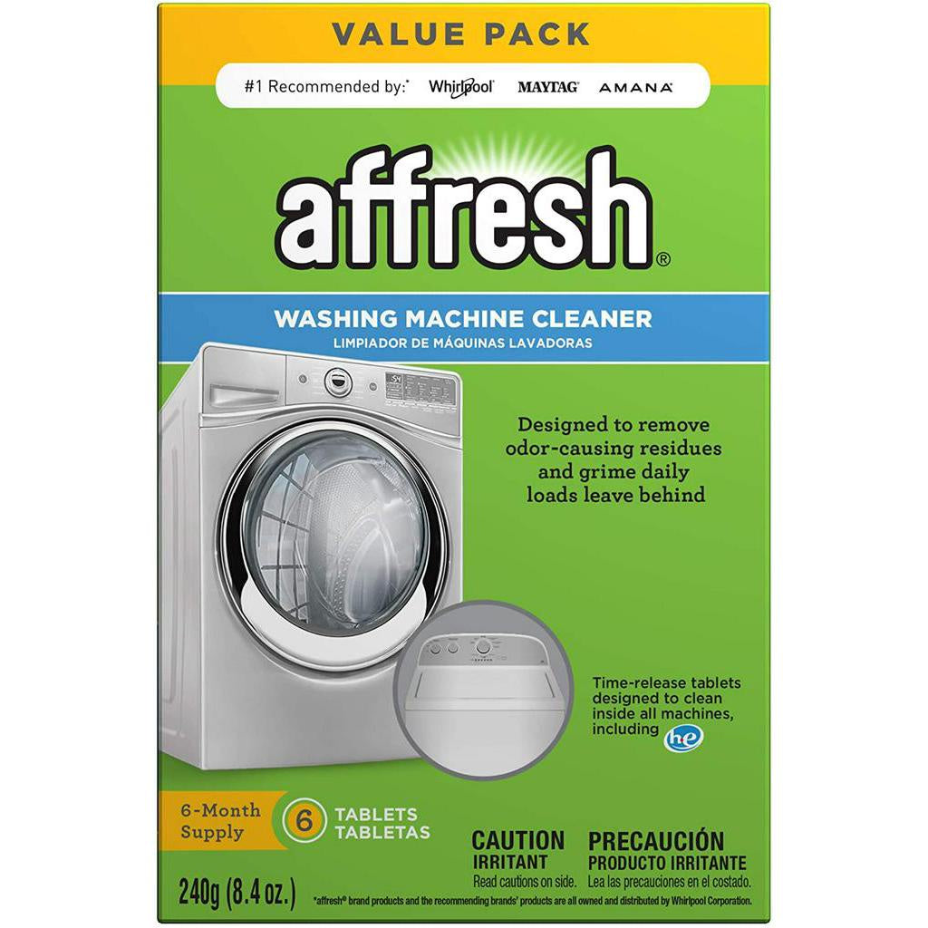 Affresh Washing Machine Cleaner, 6 Months Supply, 6 Tablets 8.4 oz / 240 g