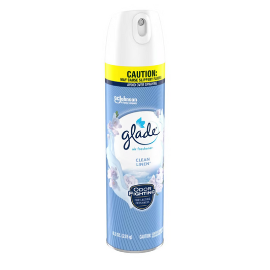 Glade Air Freshener Clean Linen Odor Fighting, 8 oz