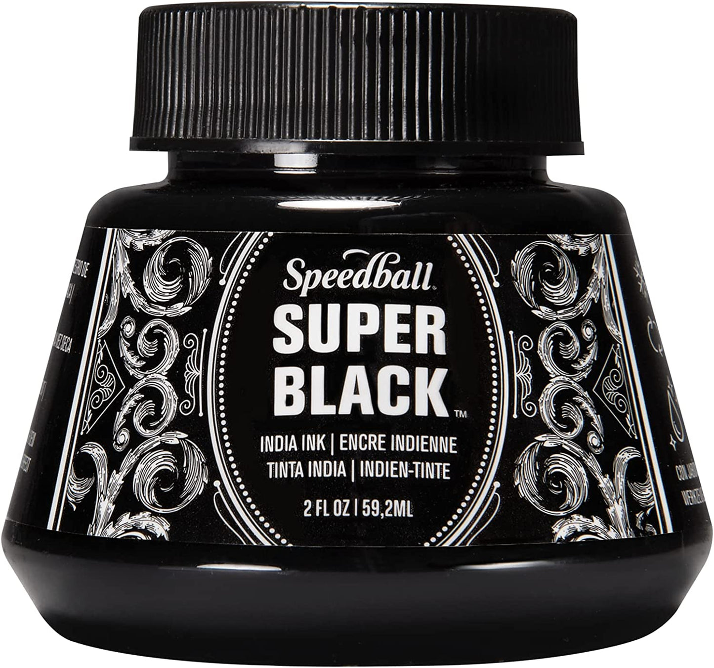 Speedball Super Black India Ink, 2-Ounce | 59 ml