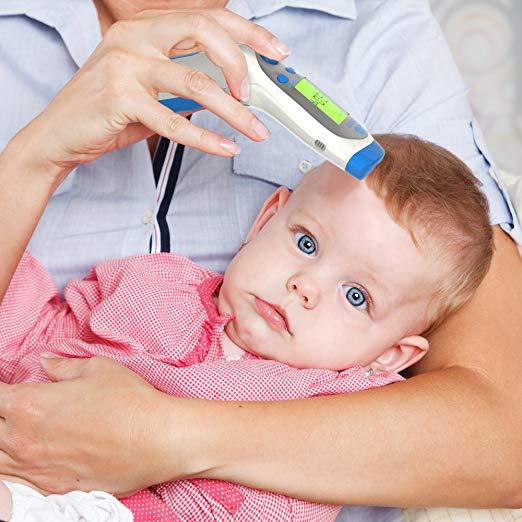 Equinox Digital Thermometer Non Contact Infrared Forehead - 3-Modes Body/Surface/Room Temperature Reading Device