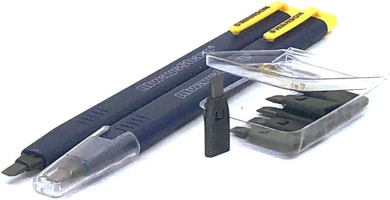 Swanson CP216 Always Sharp 2 Pcs Mechanical Carpenter Pencils Includes 8 Replacement Cartridge