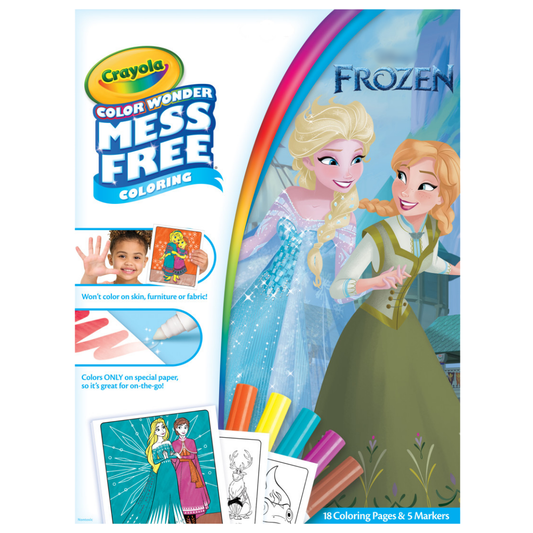 Crayola Color Wonder Frozen Coloring Book & Markers, Coloring, Gift for Kids