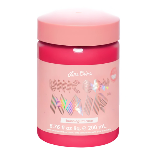 Lime Crime Unicorn Hair Dye Semi-Permanent Full Coverage – Bubblegum Rose, 6.76 oz / 200 ml