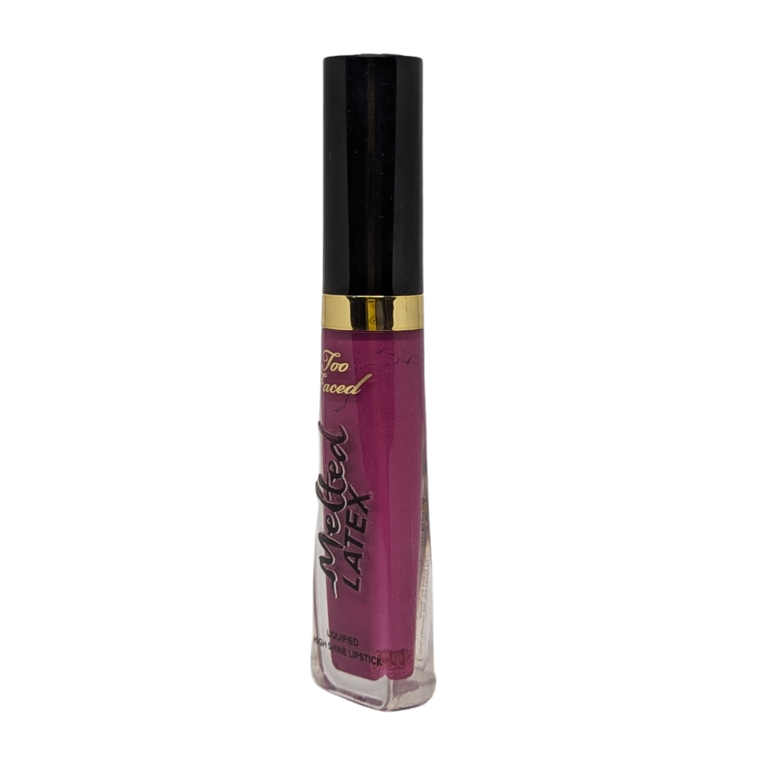 Too Faced Travel Size Melted Latex Liquified High Shine Lipstick in Hot Mess, 3 ml / 0.1 fl oz NO BOX