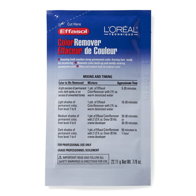 L'OREAL Effasol Color Remover Washes Away Permanent Hair Color, 7/8 oz. / 22.11g