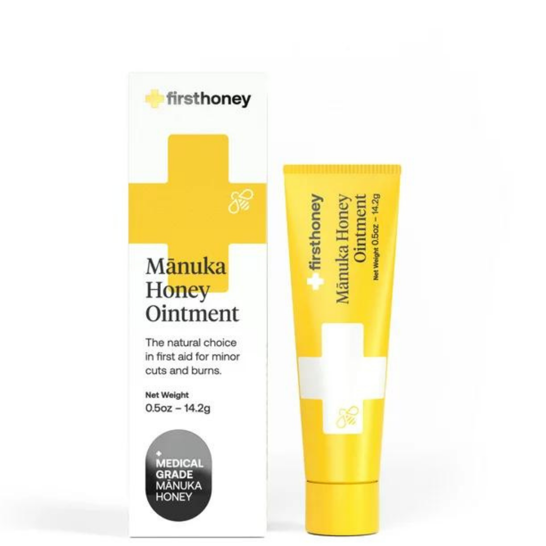 First Honey Manuka Ointment, Medical Grade Liquid Wound Antiseptic Dressing 0.5 Oz
