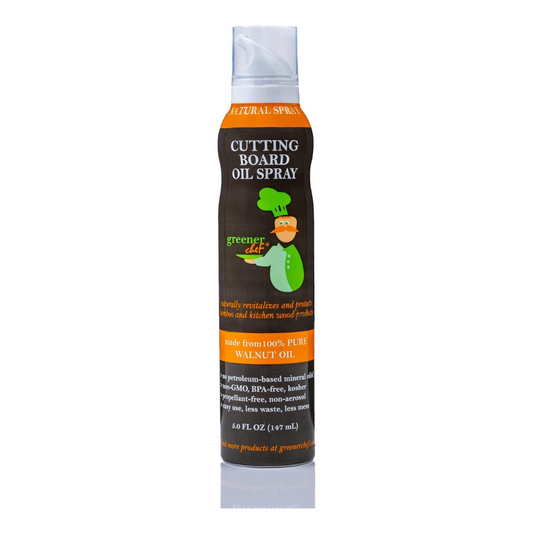Greener Chef Cutting Board Oil Spray 100% Pure Walnut Oil 147ml