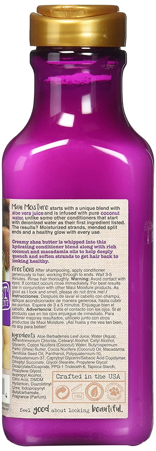 Maui Moisture Heal & Hydrate + Shea Butter Conditioner for Dry & Damaged Hair, 13 fl.oz / 385ml