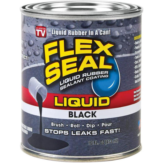 Flex Seal Liquid Rubber in a Can, 16 oz, Black