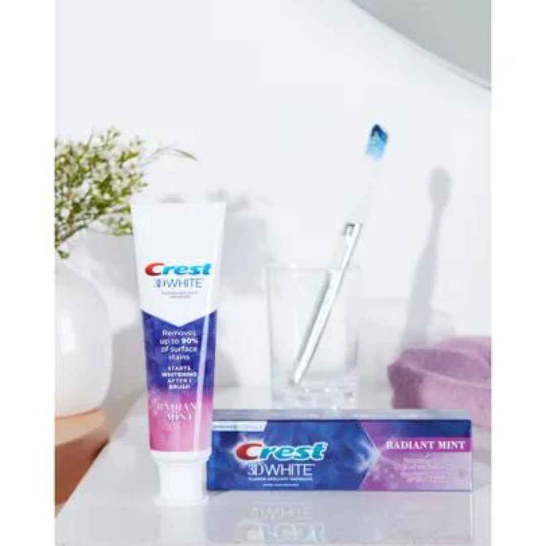 Crest 3D White Toothpaste Radiant Mint  5.0oz