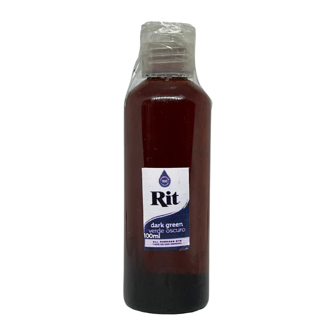 Trial Size Rit All Purpose Dye Dark Green, 100 ml