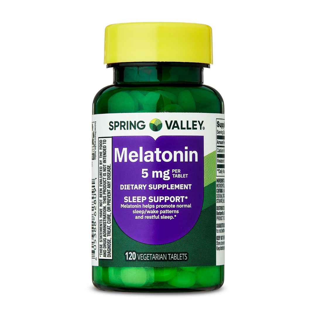 Spring Valley Melatonin 5mg Sleep Support (120 Tablets)