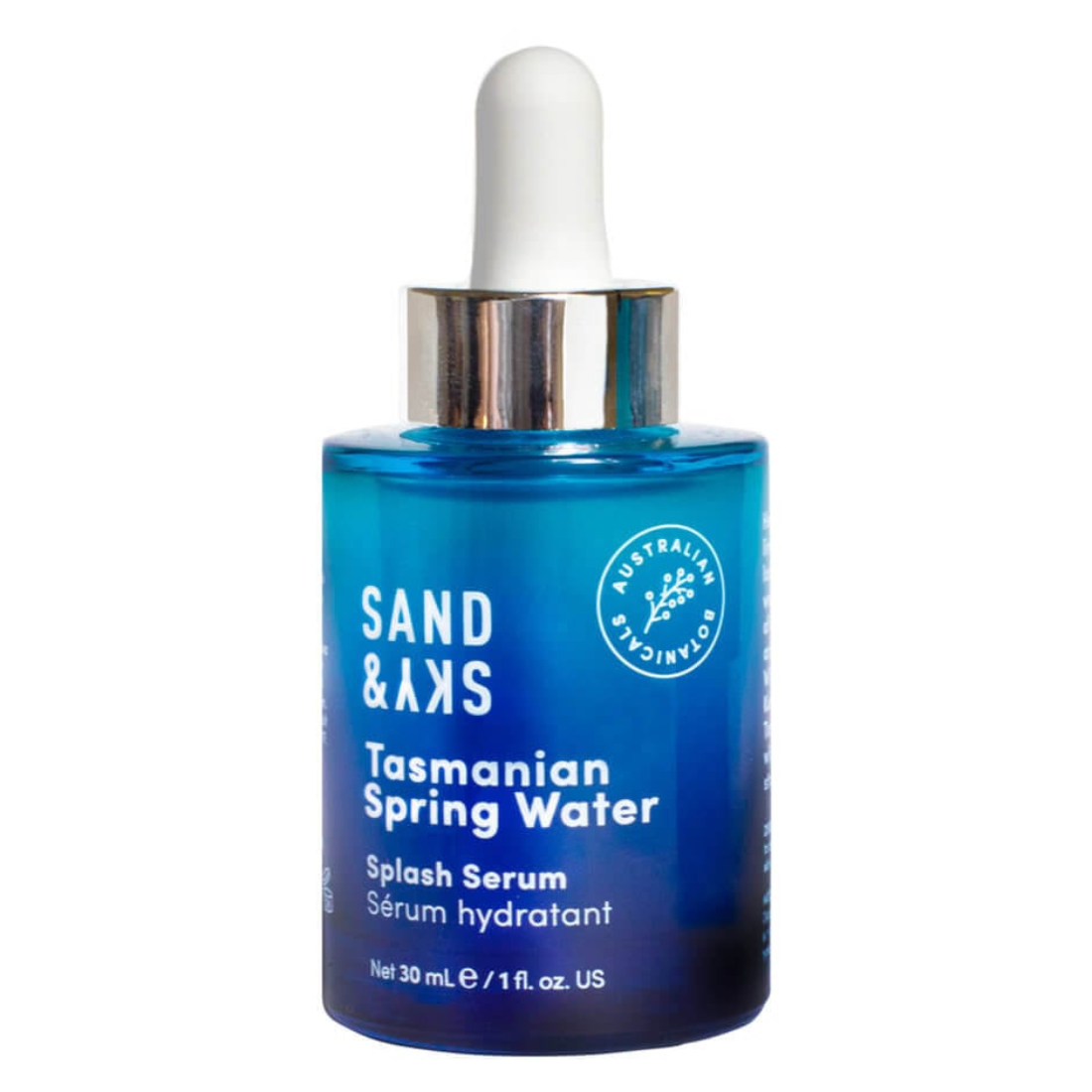 Sand & Sky Tasmanian Spring Water Splash Serum Hydratant 1 Fl Oz (30ml)