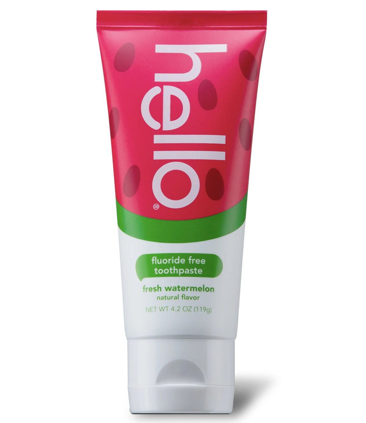Hello Natural Fluoride Toothpaste Removes Plaque Kids All Ages Watermelon 119 g