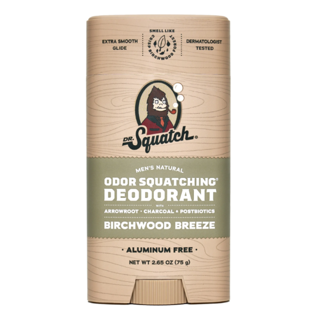 Dr. Squatch Men's Natural Deodorant 2.65oz (1 Count)