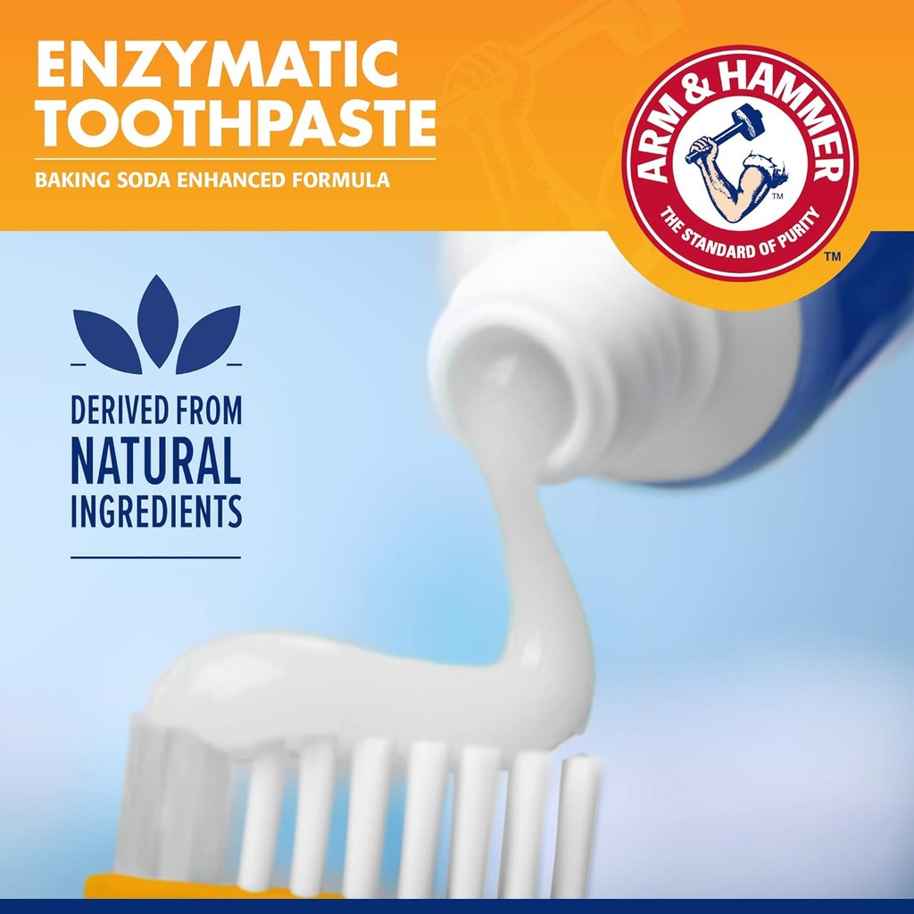 Arm & Hammer Tartar Control Enzymatic Toothpaste For Dogs, Beef Flavor, Fresh Mint Scent, 67.5 g / 2.5 oz