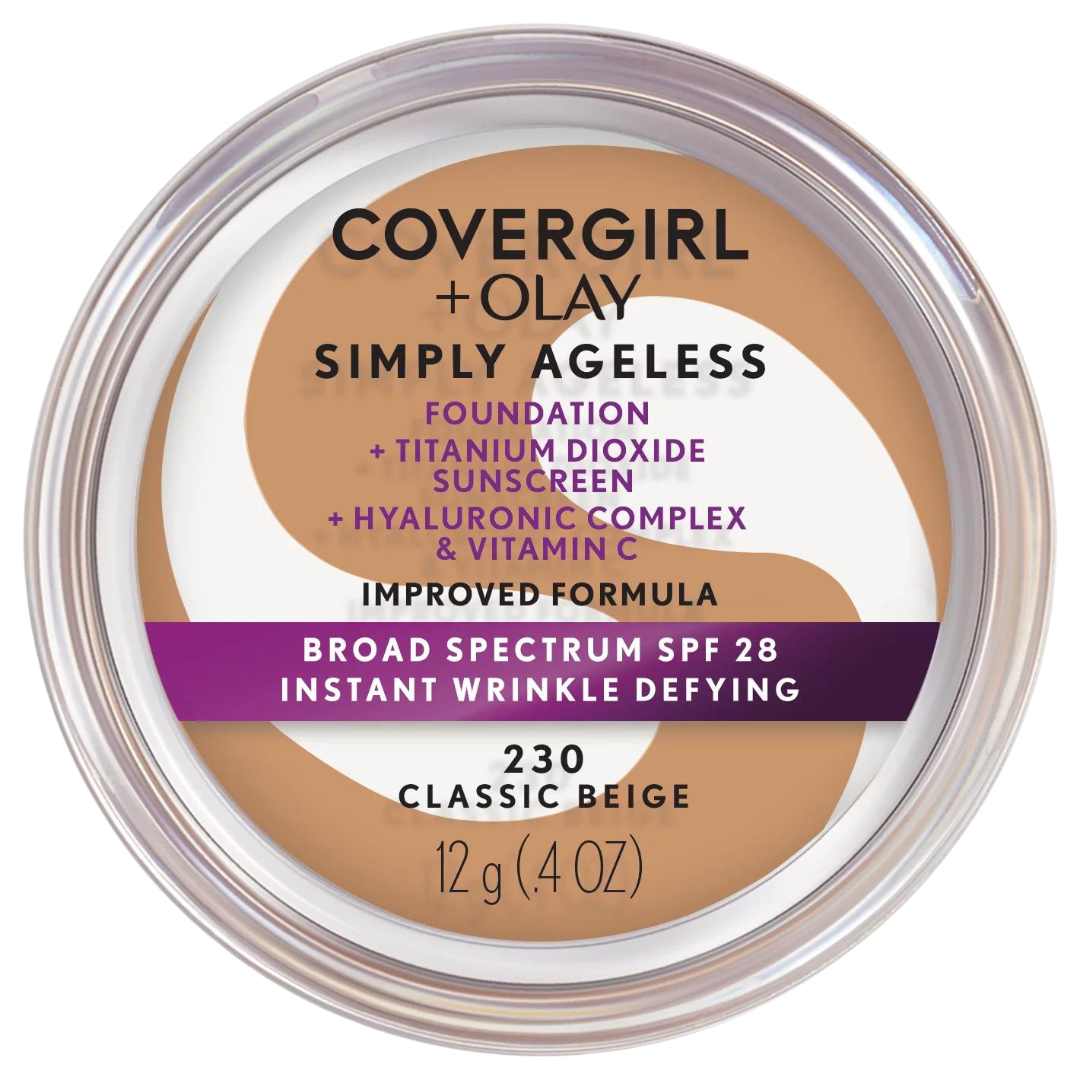 COVERGIRL + OLAY Simply Ageless Foundation with Broad Spectrum SPF 28 0.44 oz