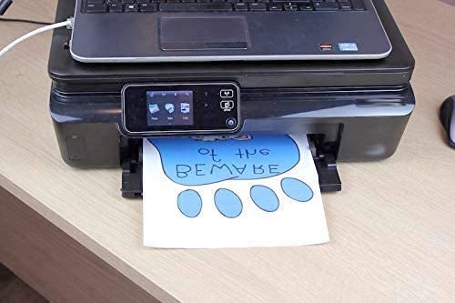 PPD Inkjet PREMIUM Iron-On White T-Shirt Transfers Paper, LTR 8.5x11” Pack of 10 Sheets