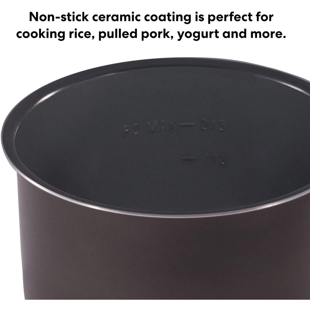 Instant Pot Ceramic Non-Stick Interior Coated Inner Cooking Pot, 8 Quart