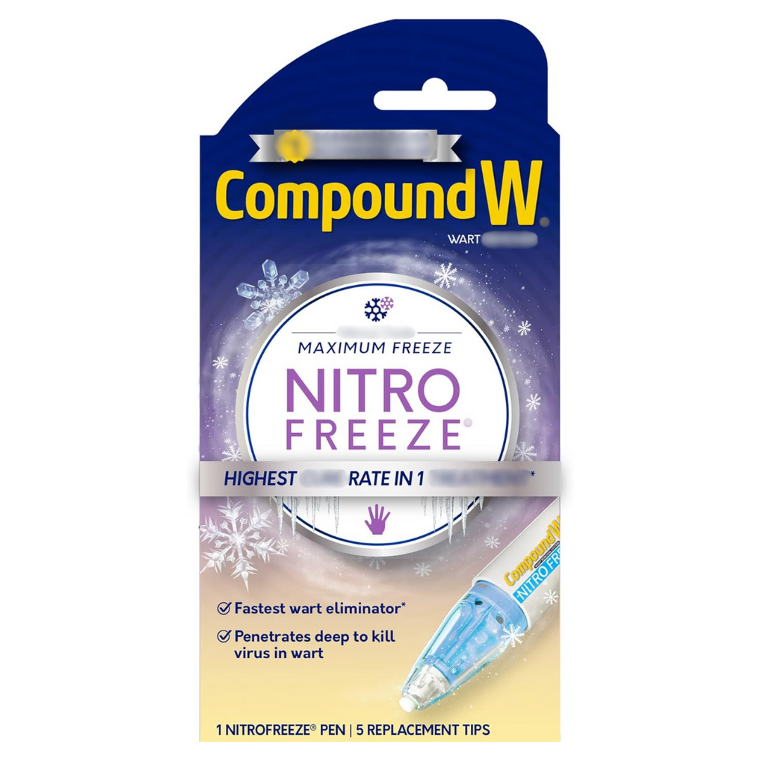 Compound W NitroFreeze Wart Remover – 1 Pen + 5 Replacement Tips
