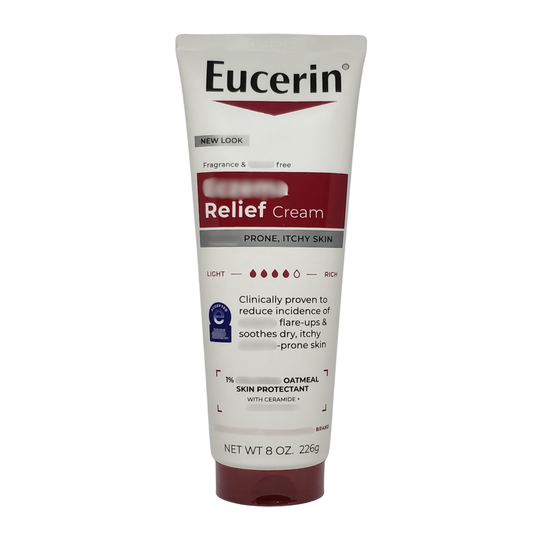 Eucerin Eczema Relief Cream Full Body Lotion for Eczema-Prone Skin, 8 oz. (Packaging may Vary)