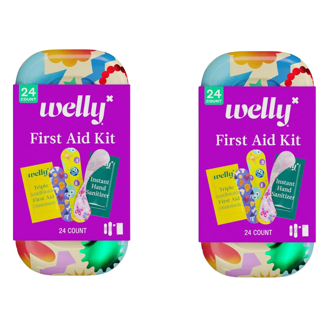 Well First Aid Kit 24 Count (2 Pack)