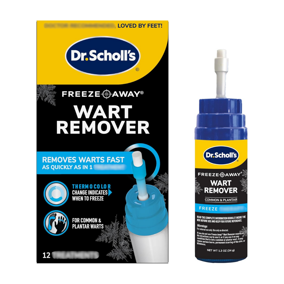 Dr. Scholl's Freeze Away Wart Remover Common & Plantar - 12 Applications