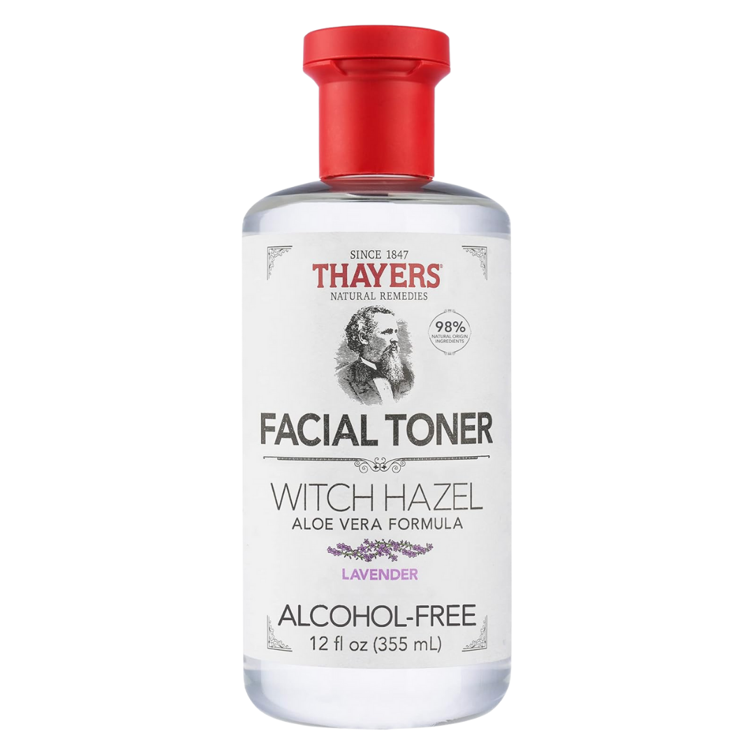 Thayers Witch Hazel Aloe Vera Formula, Alcohol-Free Toner 12 oz (Lavender)