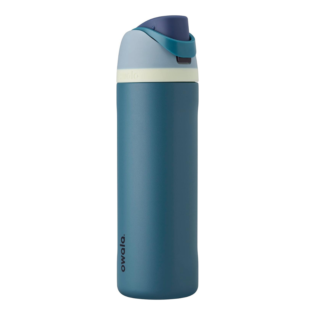 Owala FreeSip Insulated Stainless Steel Water Bottle with Straw, 24 oz