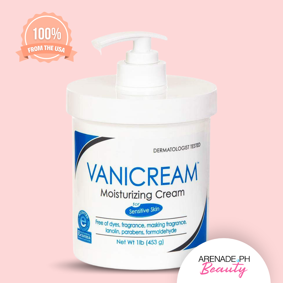 Vanicream Moisturizing Cream For Sensitive Skin with Pump Dispenser (PACKAGING MAY VARY)