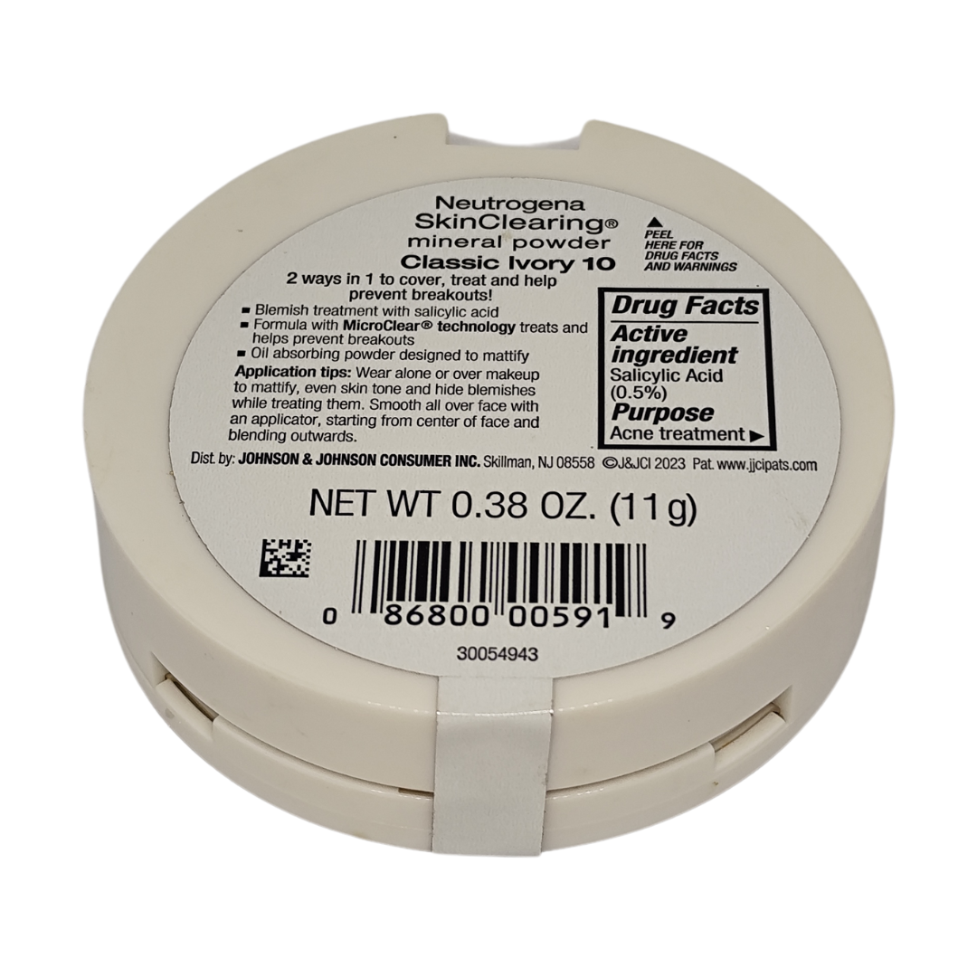 Authentic Damaged Neutrogena Mineral Powder Foundation