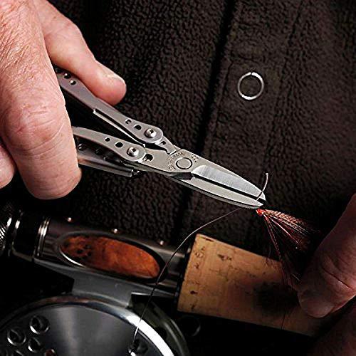 LEATHERMAN - Style PS Keychain Multitool with Spring-Action Scissors and Grooming Tools, Black (831488)