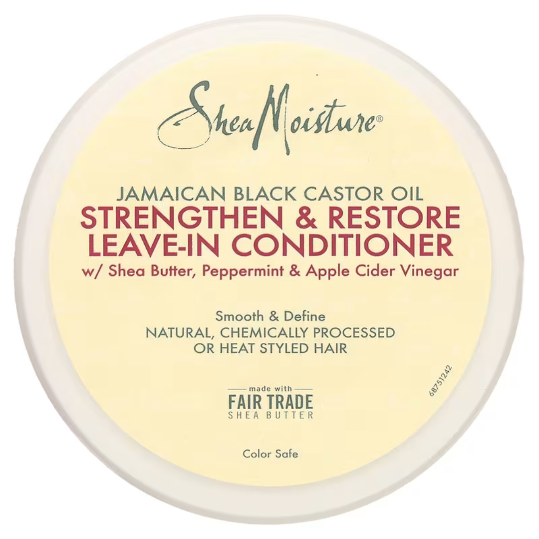 Shea Moisture Leave-In Conditioner Strengthen & Restore with Jamaican Black Castor Oil, 11.5 oz