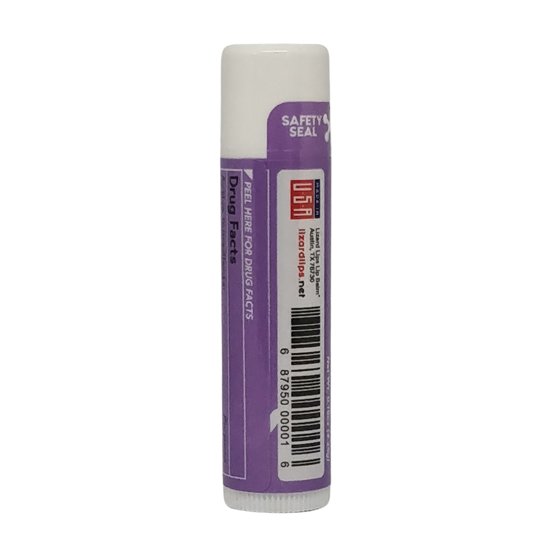 Lizard Lips Lip Balm SPF 22 Broad Spectrum Vanilla Flavor, 0.15 oz / 4.25 g