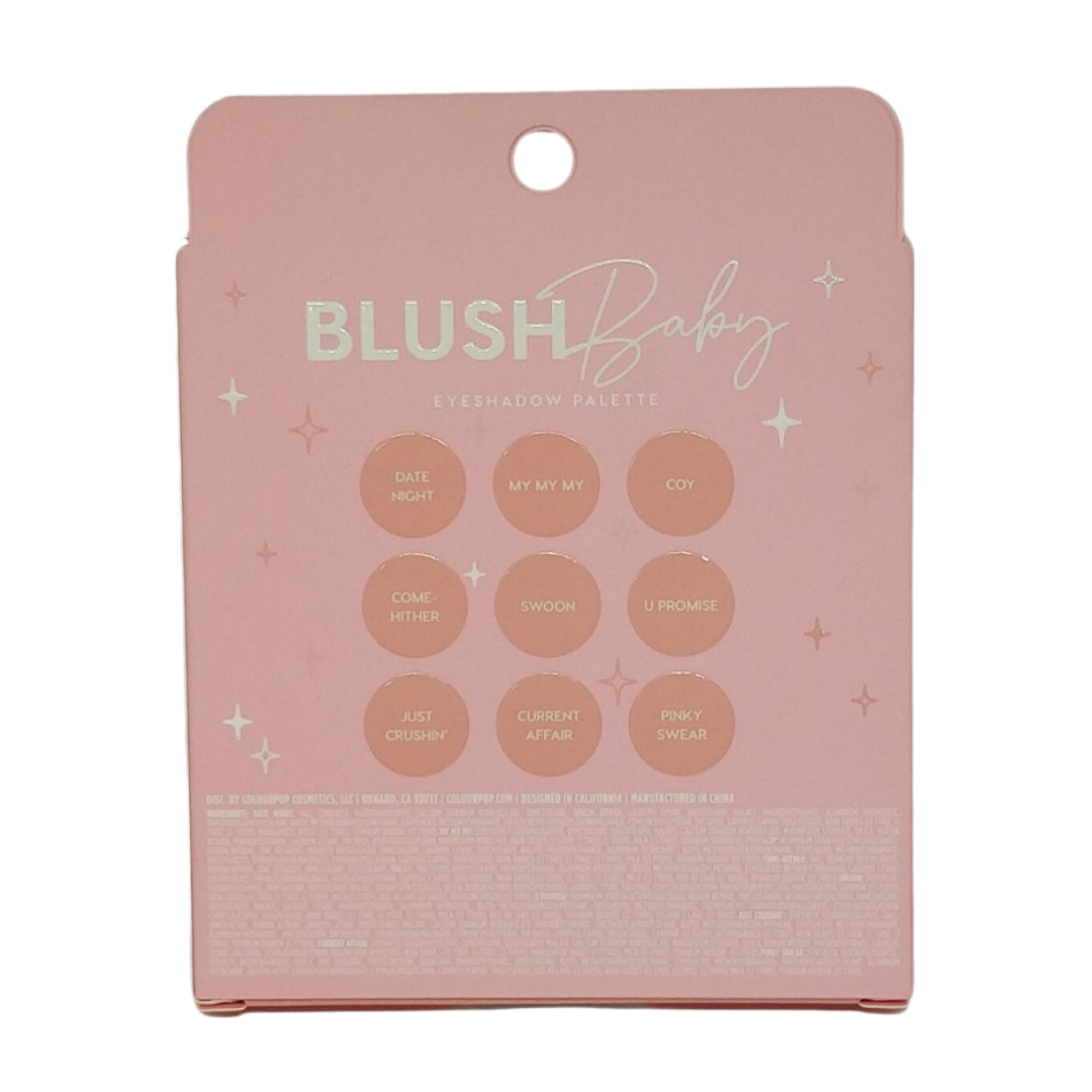 ColourPop Pressed Powder Eyeshadow Palette Blush Baby – 9 g / 0.3 oz