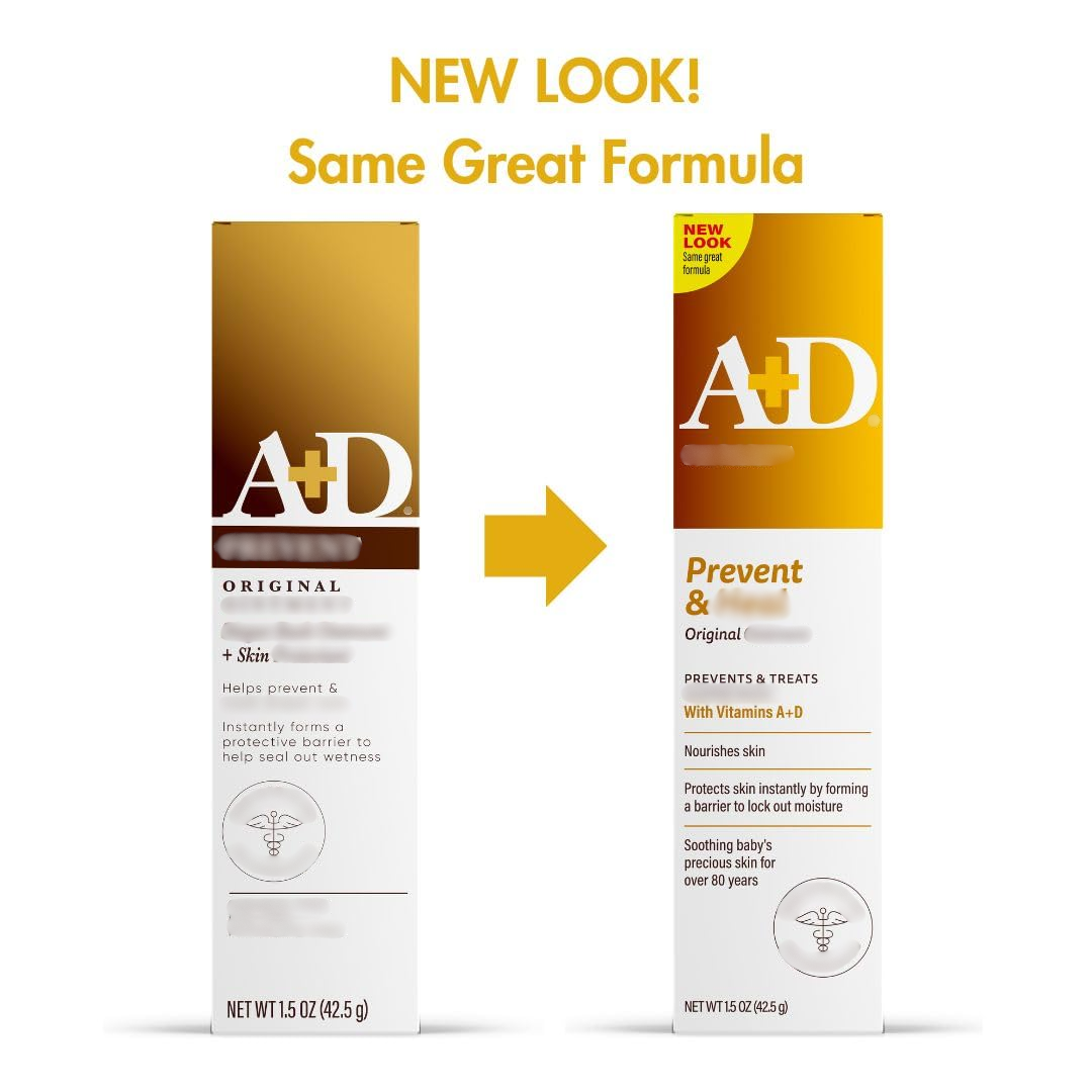 A & D Diaper Rash Ointment & Skin Protectant, 1.5 oz. 42 g