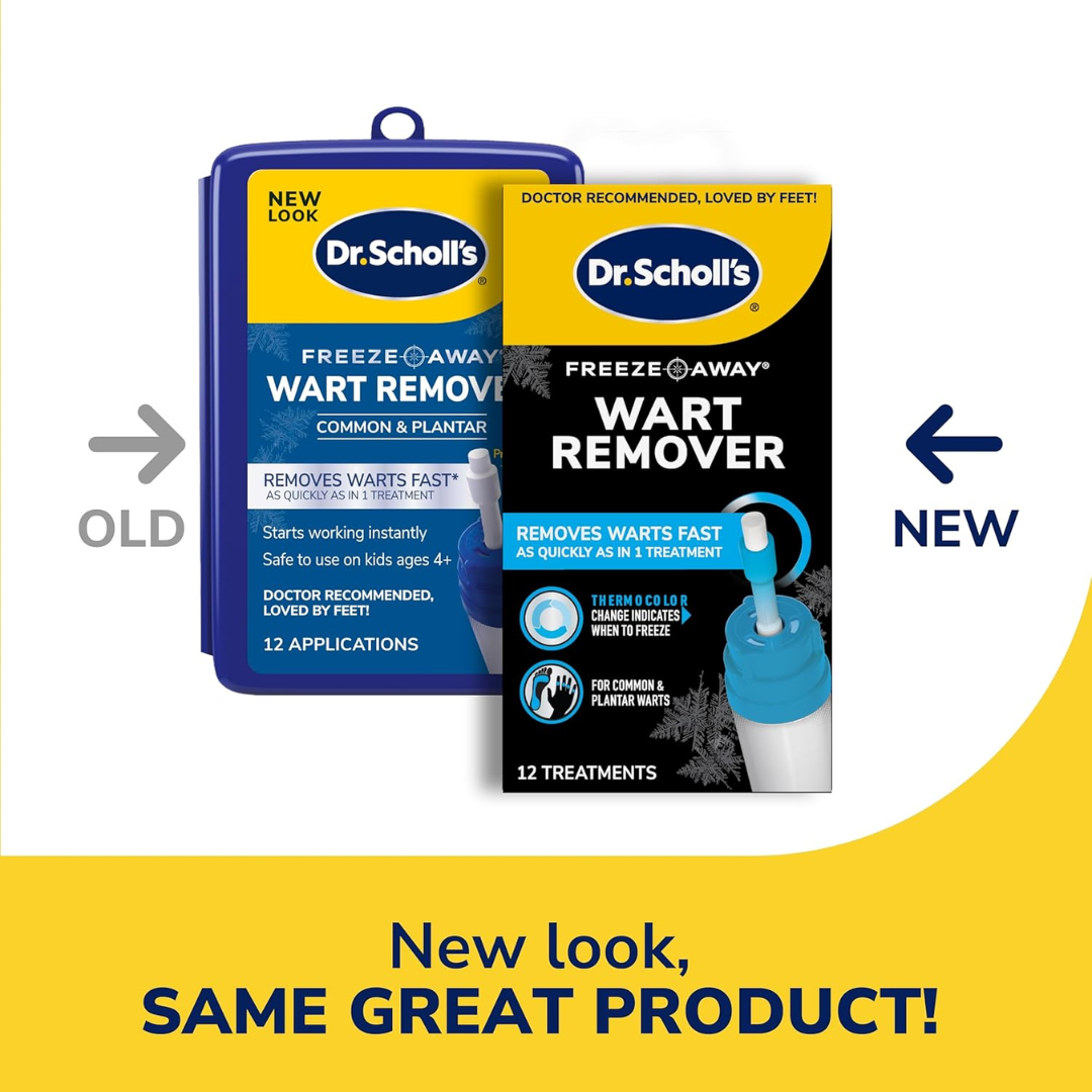 Dr. Scholl's Freeze Away Wart Remover Common & Plantar - 12 Applications
