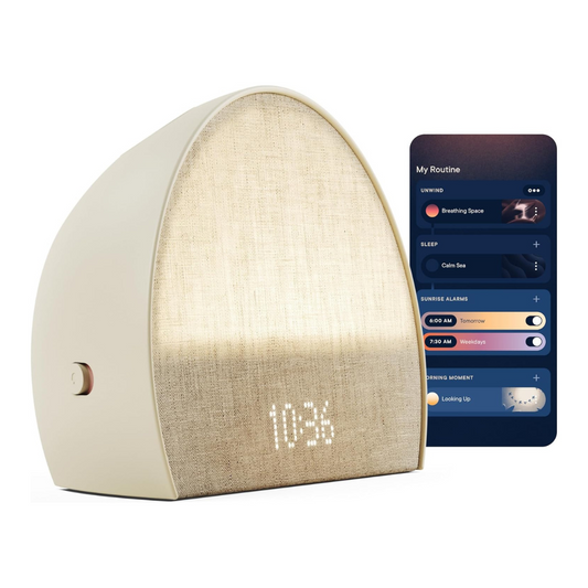 Hatch Restore 2 Sunrise Alarm Clock, Sound Machine, Smart Light (Putty)