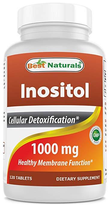 Best Naturals Inositol 1000mg (120 Tablets)