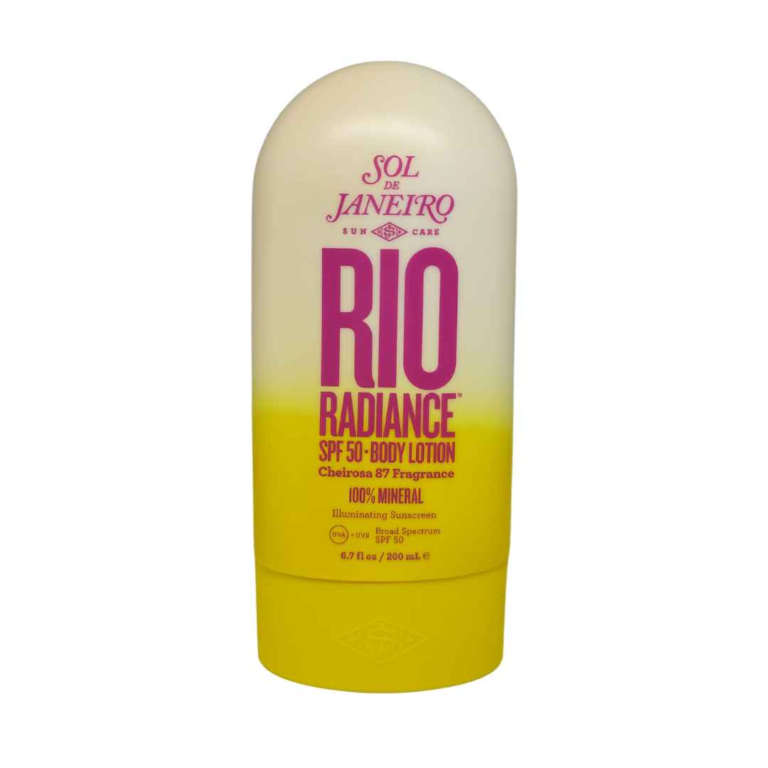 Sol De Janeiro Rio Radiance SPF 50 Body Lotion 100% Illuminating Sunscreen, 200 ml / 6.7 fl. oz.