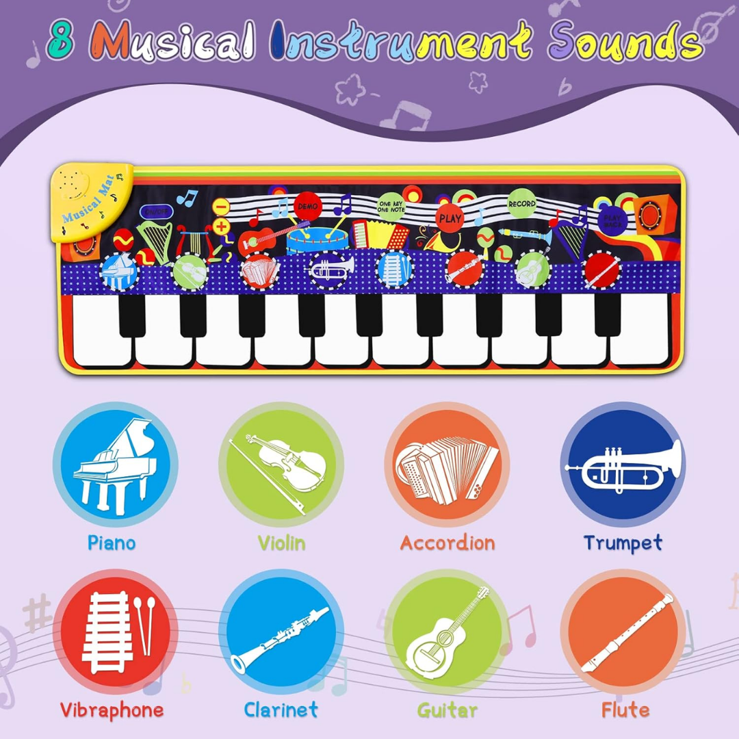 Sanmersen Kids Musical Piano Play Mat