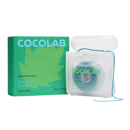 Cocolab Cocofloss Textured & Pro-Grade Delightful Mint, 33 yd / 30 m