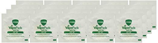 Vicks VapoPads Original Menthol Scent 20 Count Menthol Scented Vapor Pad Refills