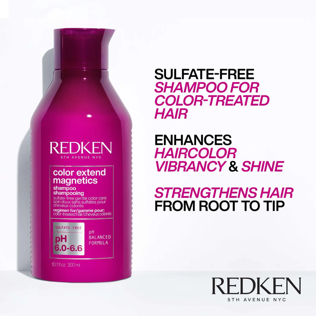 Redken 5th Avenue NYC Color Extend Magnetics Shampoo pH Balanced Formula, 10.1 oz / 300 ml