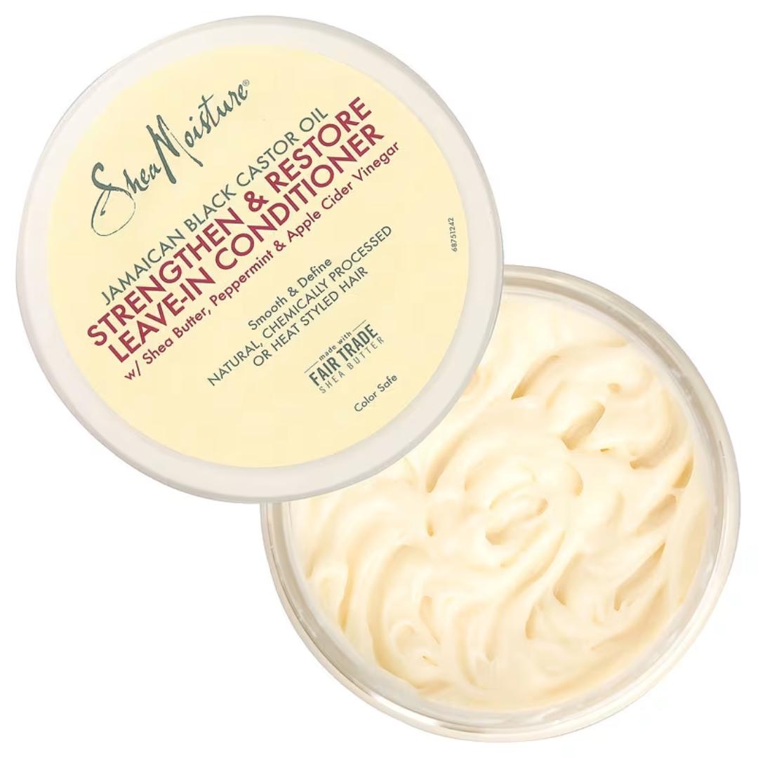 Shea Moisture Leave-In Conditioner Strengthen & Restore with Jamaican Black Castor Oil, 11.5 oz