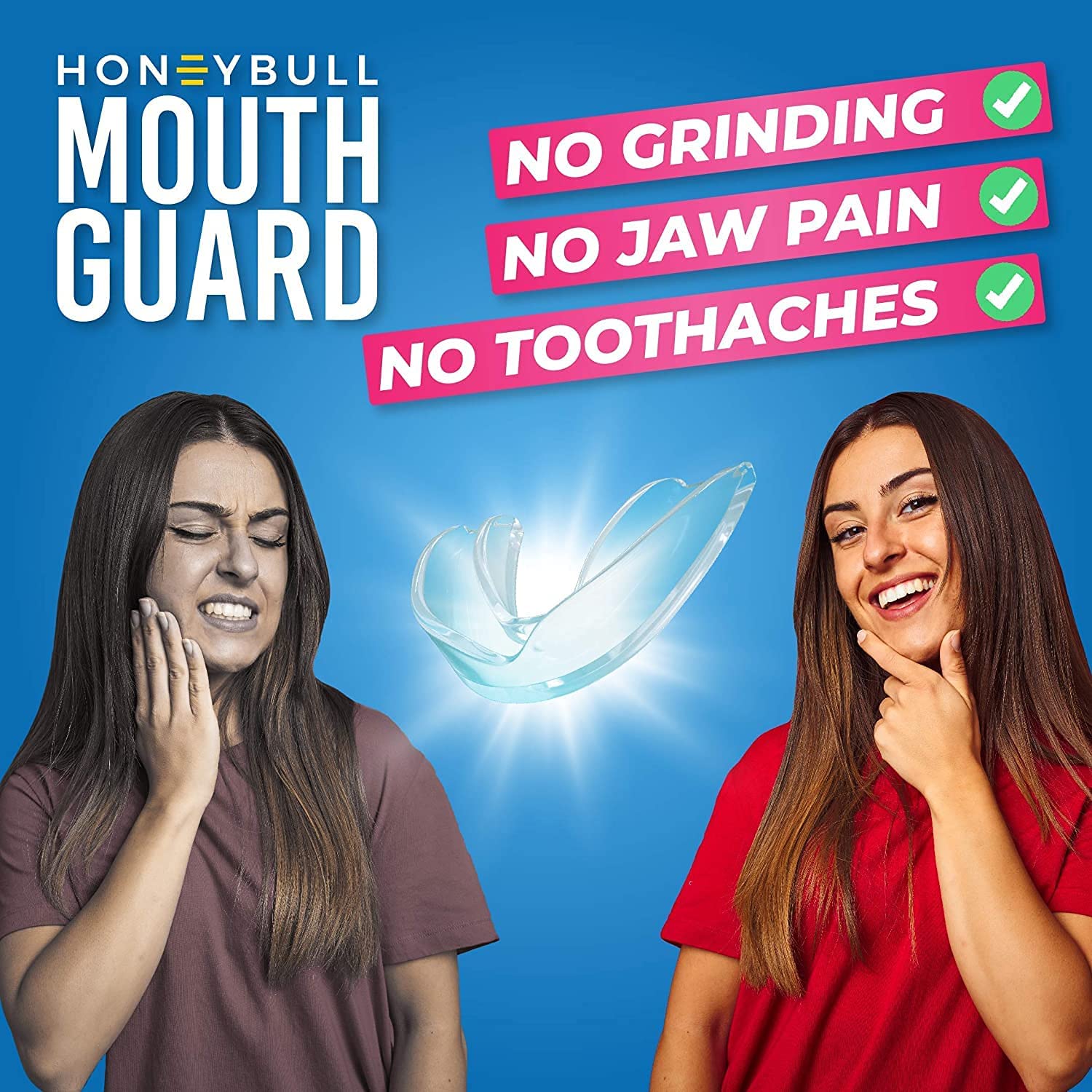 Honeybull Professional Mouth Guard For Teeth Grinding - 6 Pack – arenade.ph
