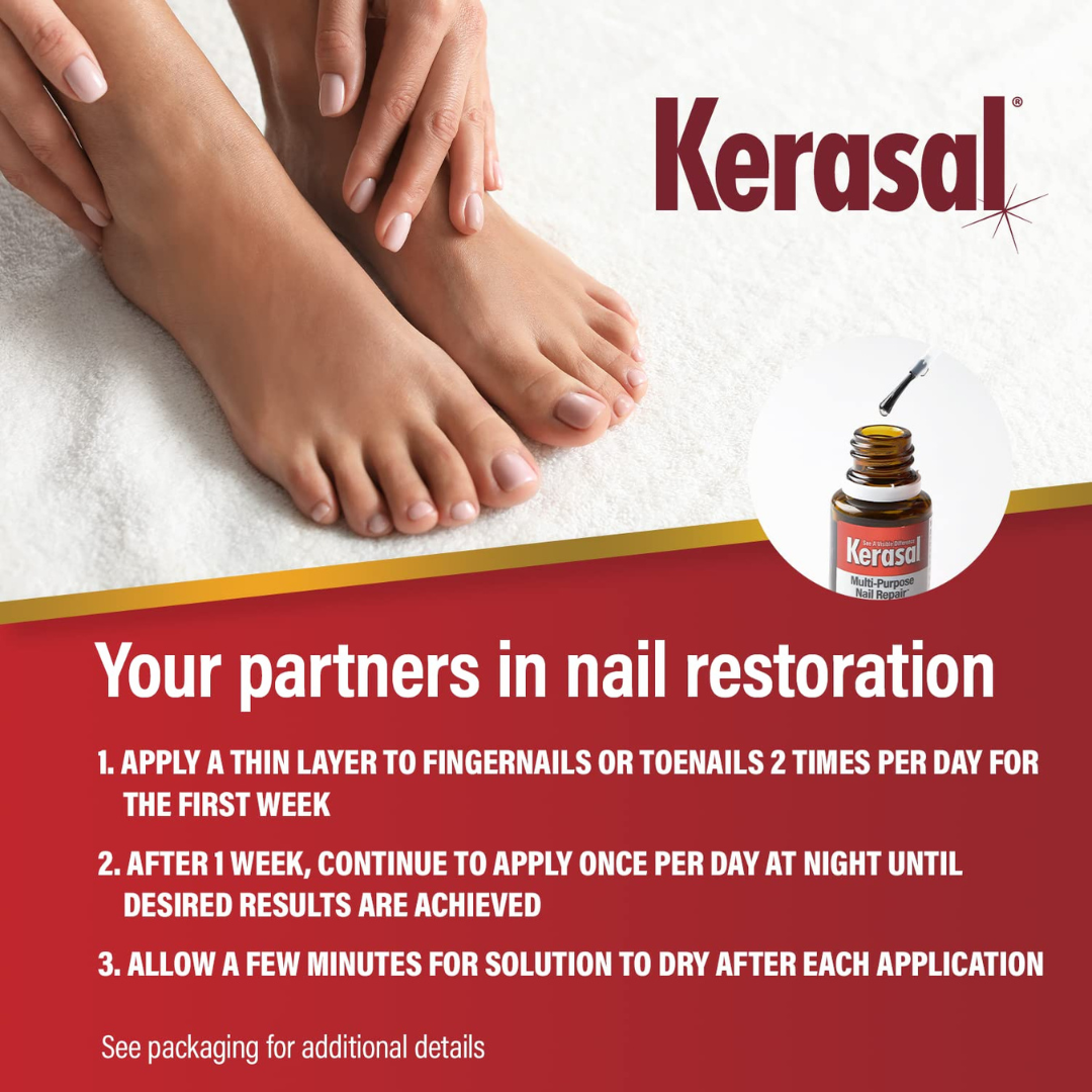 Kerasal Multi- Purpose Nail Repair For Fingernails Or Toenails 0.43 fl oz / 13ml
